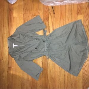 Deep v line jumpsuit